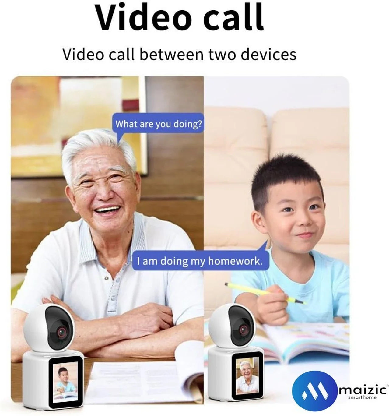 Smarthome 4 MP UHD Supercam Ultra Easy Single Click Video calling wifi security camera
