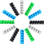 Extremely flexible silicone mouse cable protector, compatible with all smartphones, laptops, and chargers; colorful