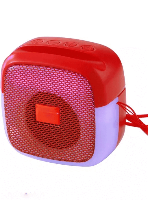 DJ Bass Wireless/Outdoor/Indoor M424SP Bluetooth Speaker with Mobile Holder, Microphone, USB, SD Card Slot, and FM Support; Portable Rechargeable Bluetooth Speaker with Flashing LED Light (multicolor)