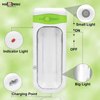 Purchase this 7-cm green, rechargeable LED floor lantern lamp light torch for your home emergency.