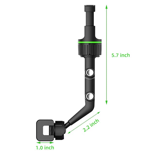 360° rotating phone stand with multiple uses for cars and rearview mirrors