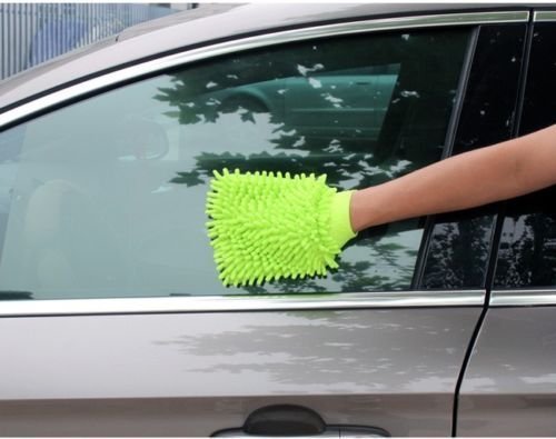 Microfiber Wash Mitt Gloves with Two Sides