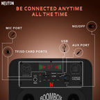 BOOM - Speaker: Bluetooth speaker with microphone, 40W power and up to 5 hours of playback on a 2000mAh battery