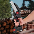 SINGLE BATTERY  48VF Cordless Mini Chainsaw (15cm Blade) Cut like a pro, even if you're a beginner !
