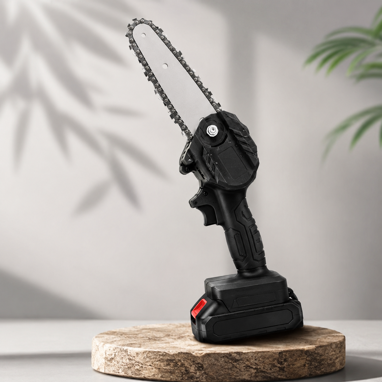 48V Cordless Mini Chainsaw – 15CM Guide Bar | 2 Batteries Included
