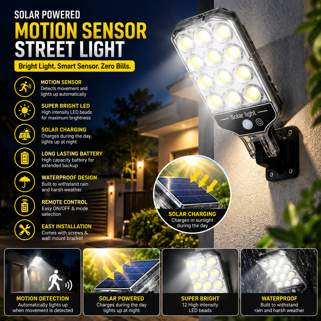YJ-T-173 Mini Compact Solar Induction Street Lamp
