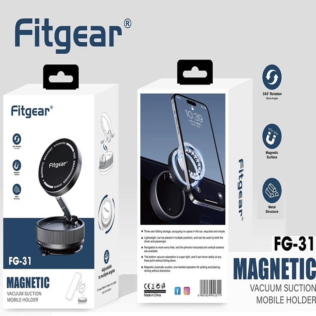 Fitgear premium Magnetic Mobile |Phone Holder Complete Driving Setup