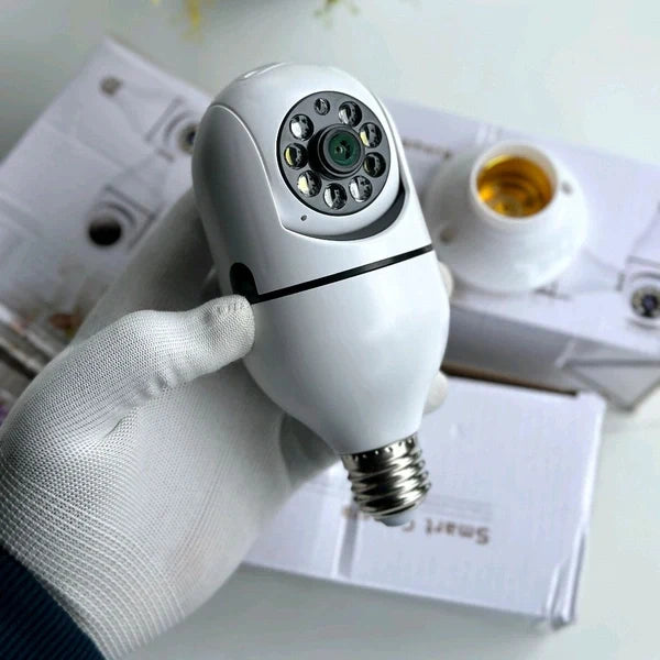 Smart Security , Bulb WiFi Camera Combo