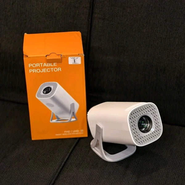 Mini Smart Android Portable Projector With 4K Decoding FHD Display