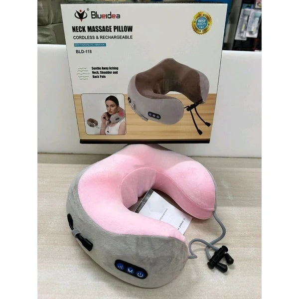New Rechargeble U-Shaped Travel Neck Massage Pillow