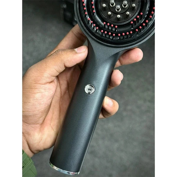 Electric Scalp Massage Comb – With Vibration & LED Therapy