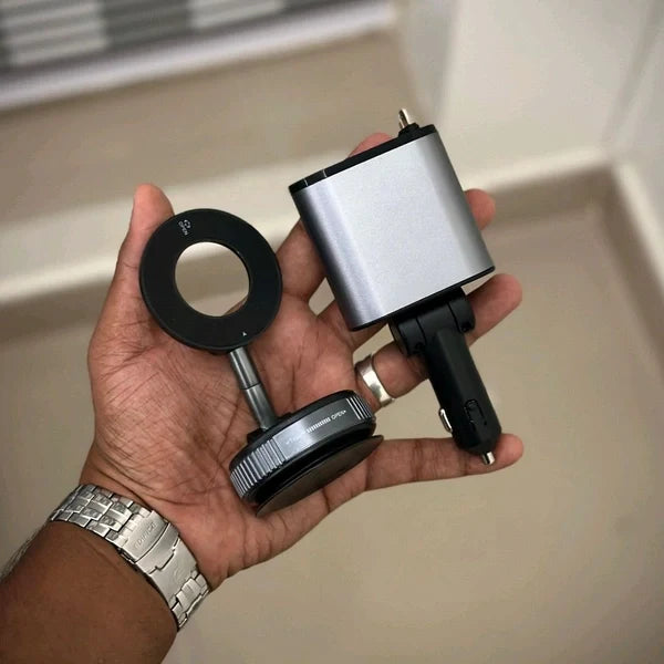 Car Charger & Car Holder Combo