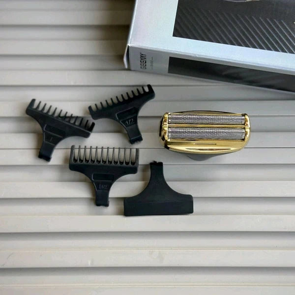 Antique 3-in-1 Vintage Rechargeable Shaver & Trimmer Set | Beard, Hair & Nose Grooming Kit for Men