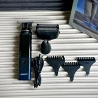 3-in-1 Rechargeable Grooming Kit – Trimmer, Shaver & Nose Hair Cutter
