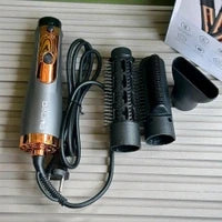 3-in-1 Hot Air Styling Comb – Straightener, Curler & Dryer (1400W)