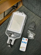 Solar Street Light & Smart WiFi Camera Combo | Outdoor Security & Bright LED Lighting