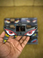 Evil Eye Solar Car Decorative LED Light – Multi-Mode Windshield Safety & Warning Strobe Lamp (Solar & USB Dual Charging