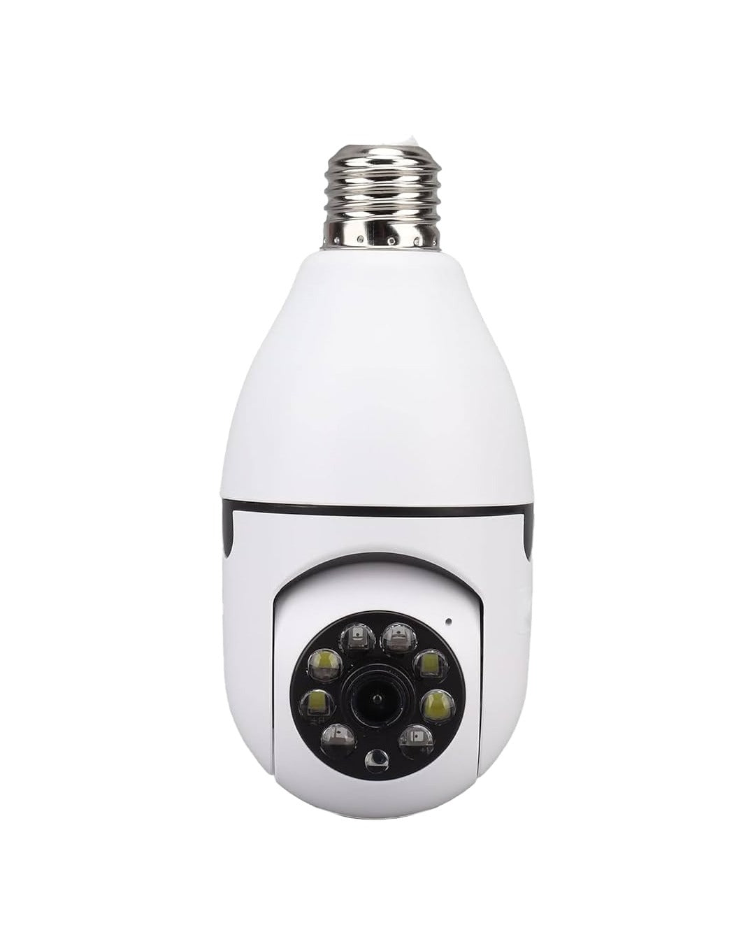 Smart WiFi Bulb Security Camera | 360° Panoramic View | Night Vision | Motion Detection | Two-Way Audio | CCTV