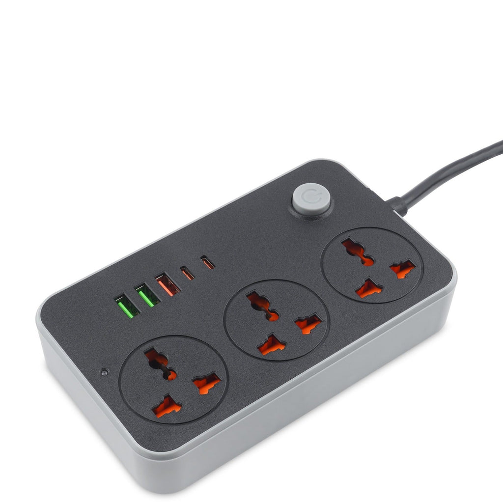 Hitage EW-41 Pro Power Strip | 2000W | 3 Power Sockets