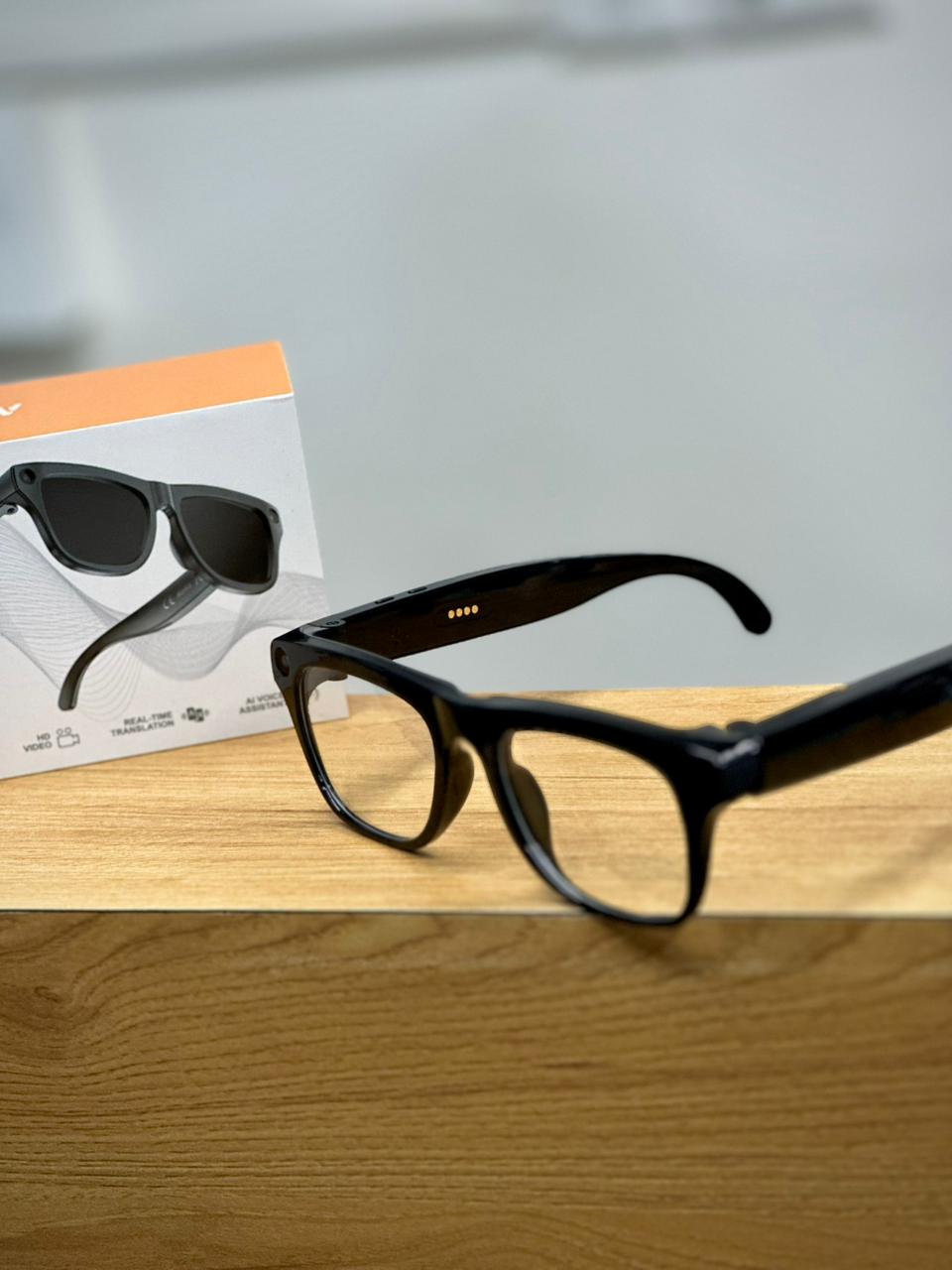 AI Smart Glasses with HD Camera & Voice Features, 3 Lens Set | Bluetooth | Hands-Free Experience