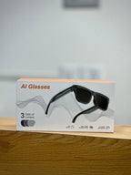 AI Smart Glasses with HD Camera & Voice Features, 3 Lens Set | Bluetooth | Hands-Free Experience
