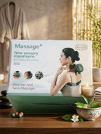 Hand-Style Heated Neck & Back Massager – Wireless 4D Deep Tissue Kneading