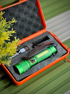 ROCK LIGHT M62 High-Power Rechargeable LED Torch Light with Type-C Charging Cable & Carrying Case – 1500mAh