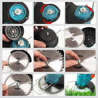 Cordless Grass Cutter - Brush Cutter Machine with 2 Batteries