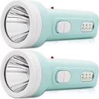 Tech novo: 15-cm, rechargeable, white, blue mini torch/emergency light torch