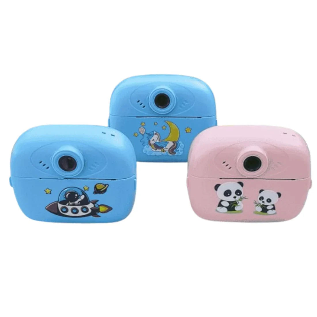 Case Creation Kids Instant Print Camera Video with Games, Thermal Printer, 2 Print Rolls, USB Charging, 48MP Children Digital Camera, Gift for Boys & Girls Age 3–16