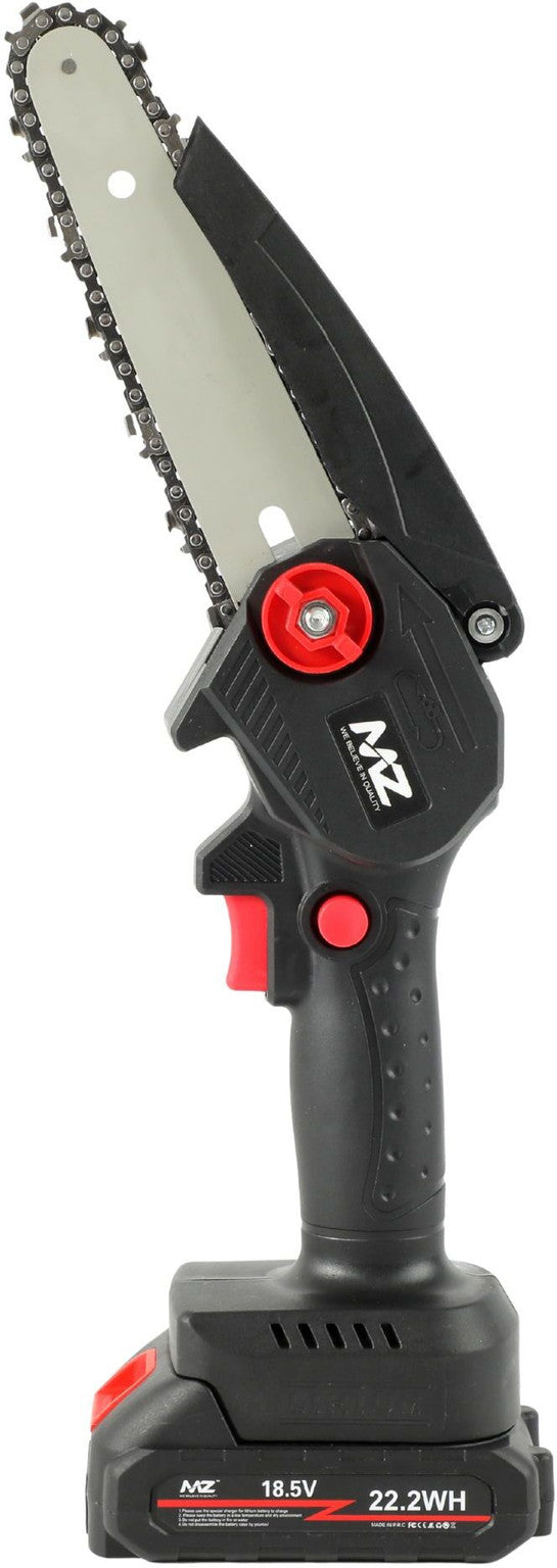 MZ CS72 (PORTABLE MINI CHAINSAW) Multipurpose Electric Efficient Cutting Tool with 15.24 cm Guide Bar & 1200mAh Battery Cordless Chainsaw