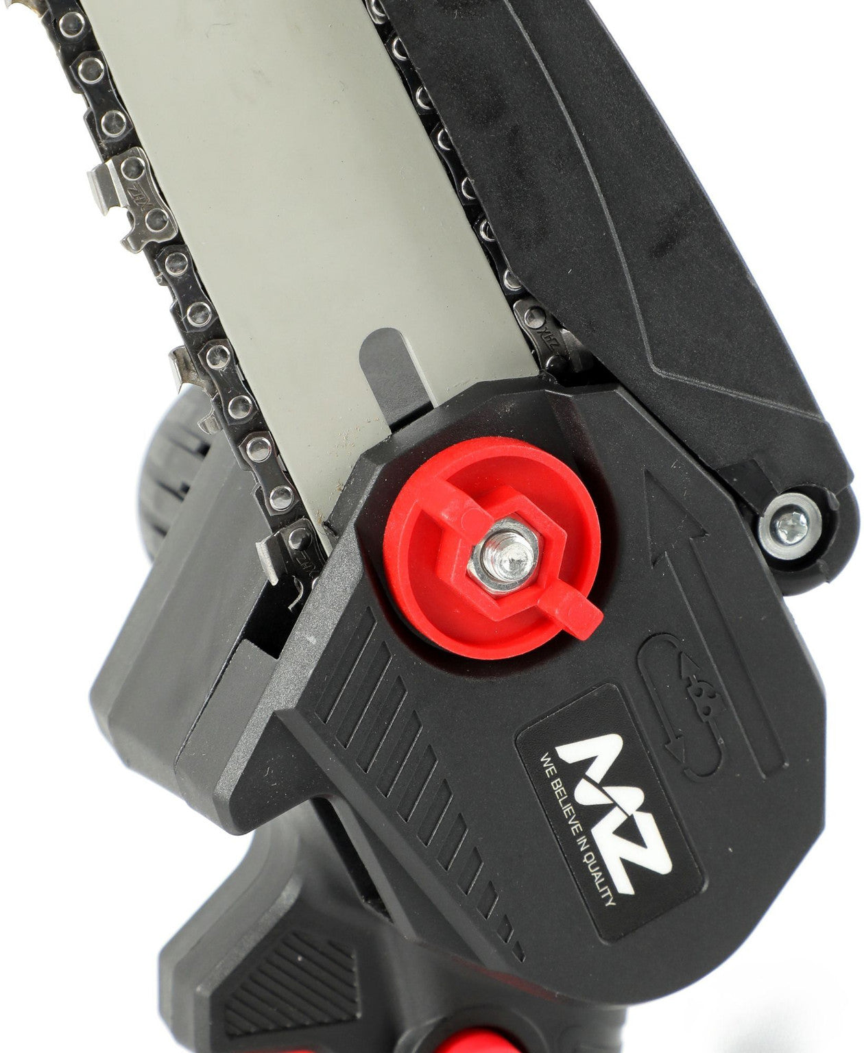 MZ CS72 (PORTABLE MINI CHAINSAW) Multipurpose Electric Efficient Cutting Tool with 15.24 cm Guide Bar & 1200mAh Battery Cordless Chainsaw