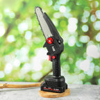 MZ CS72 (PORTABLE MINI CHAINSAW) Multipurpose Electric Efficient Cutting Tool with 15.24 cm Guide Bar & 1200mAh Battery Cordless Chainsaw
