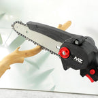 MZ CS72 (PORTABLE MINI CHAINSAW) Multipurpose Electric Efficient Cutting Tool with 15.24 cm Guide Bar & 1200mAh Battery Cordless Chainsaw
