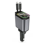 4 in 1 Starry Sky Lazer Car Charger – Fast Charging + Ambient Light Projector (Type-C, iOS, USB, PD 3.0) ₹ 899  ONLY