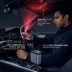 4 in 1 Starry Sky Lazer Car Charger – Fast Charging + Ambient Light Projector (Type-C, iOS, USB, PD 3.0) ₹ 899  ONLY