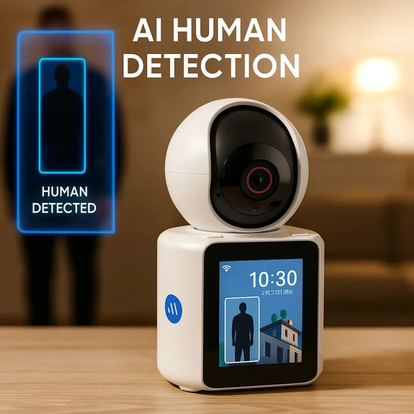 Smarthome 4 MP UHD Supercam Ultra Easy Single Click Video calling wifi security camera